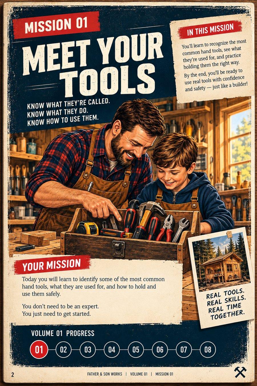 Mission 01 Meet Your Tools page